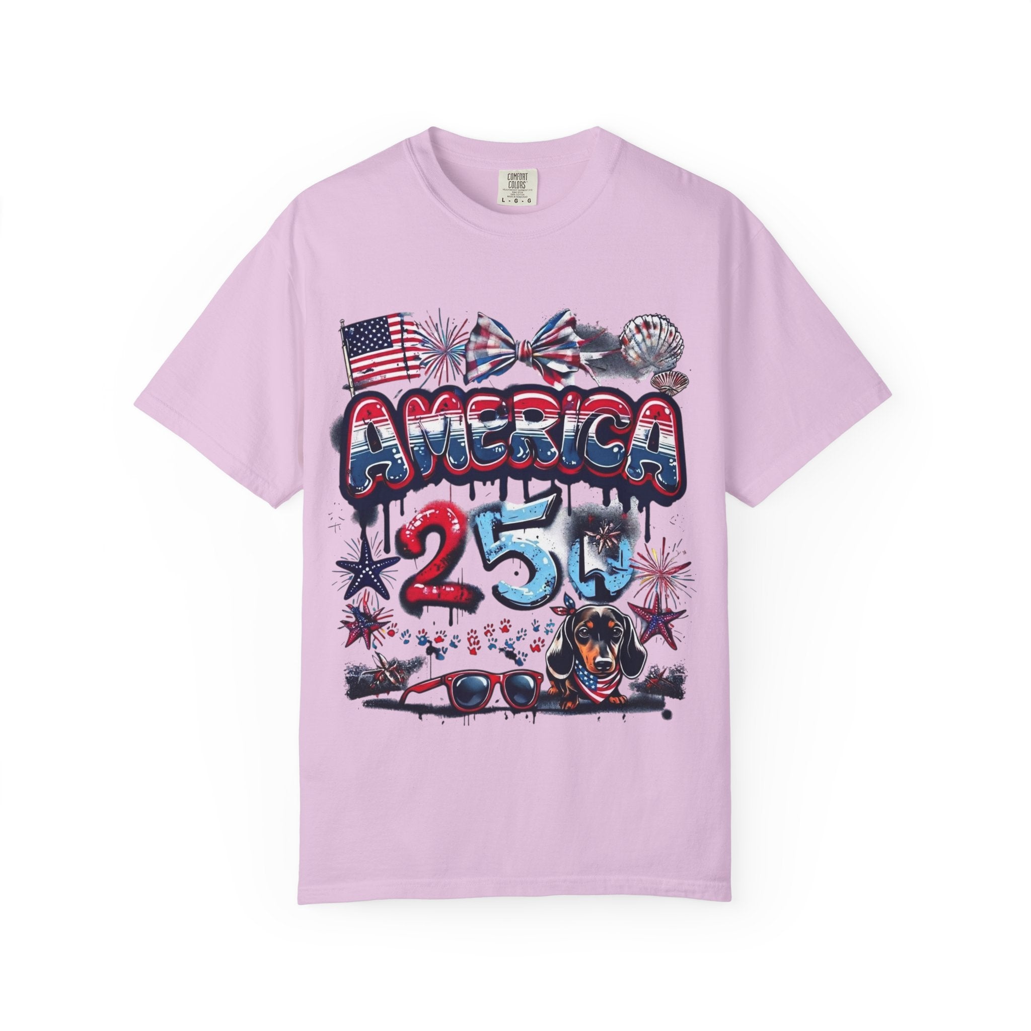 America 4th of July Graphic T-Shirt — "Happy 4th of July" Patriotic Tee