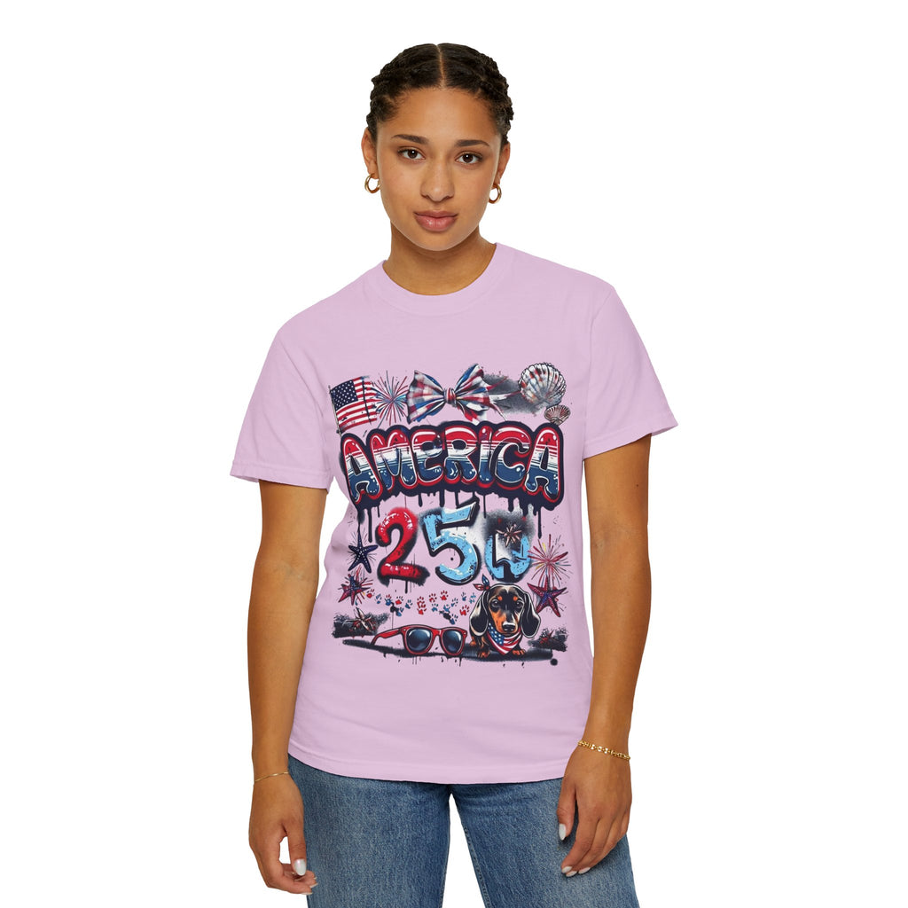 America 4th of July Graphic T-Shirt — "Happy 4th of July" Patriotic Tee