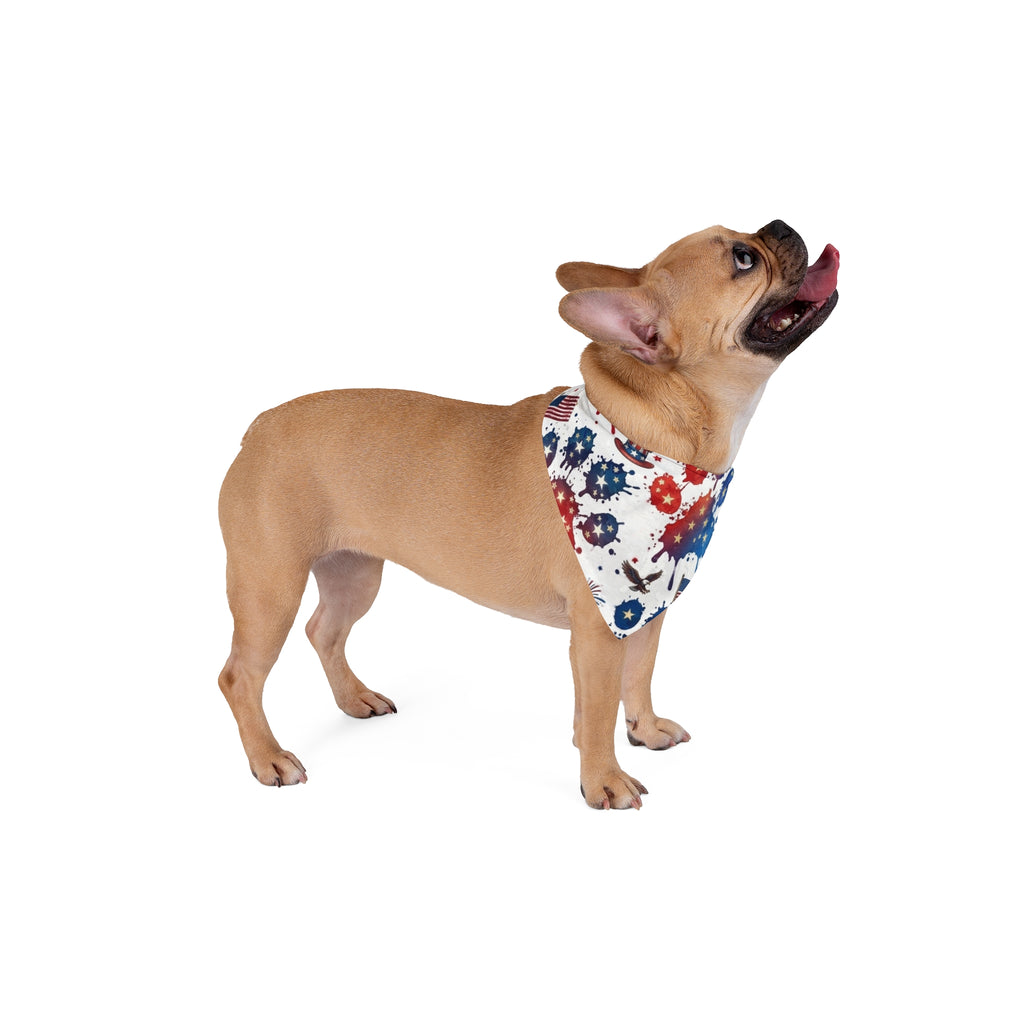 Pet Bandana 4th of July Paw Prints