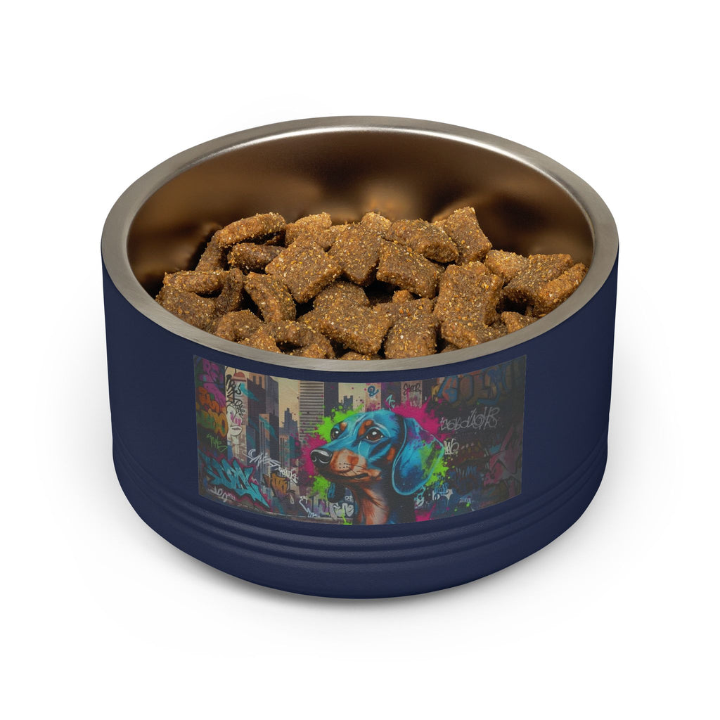 Tigela para Animais, aço inoxidável 530ml estilo graffiti