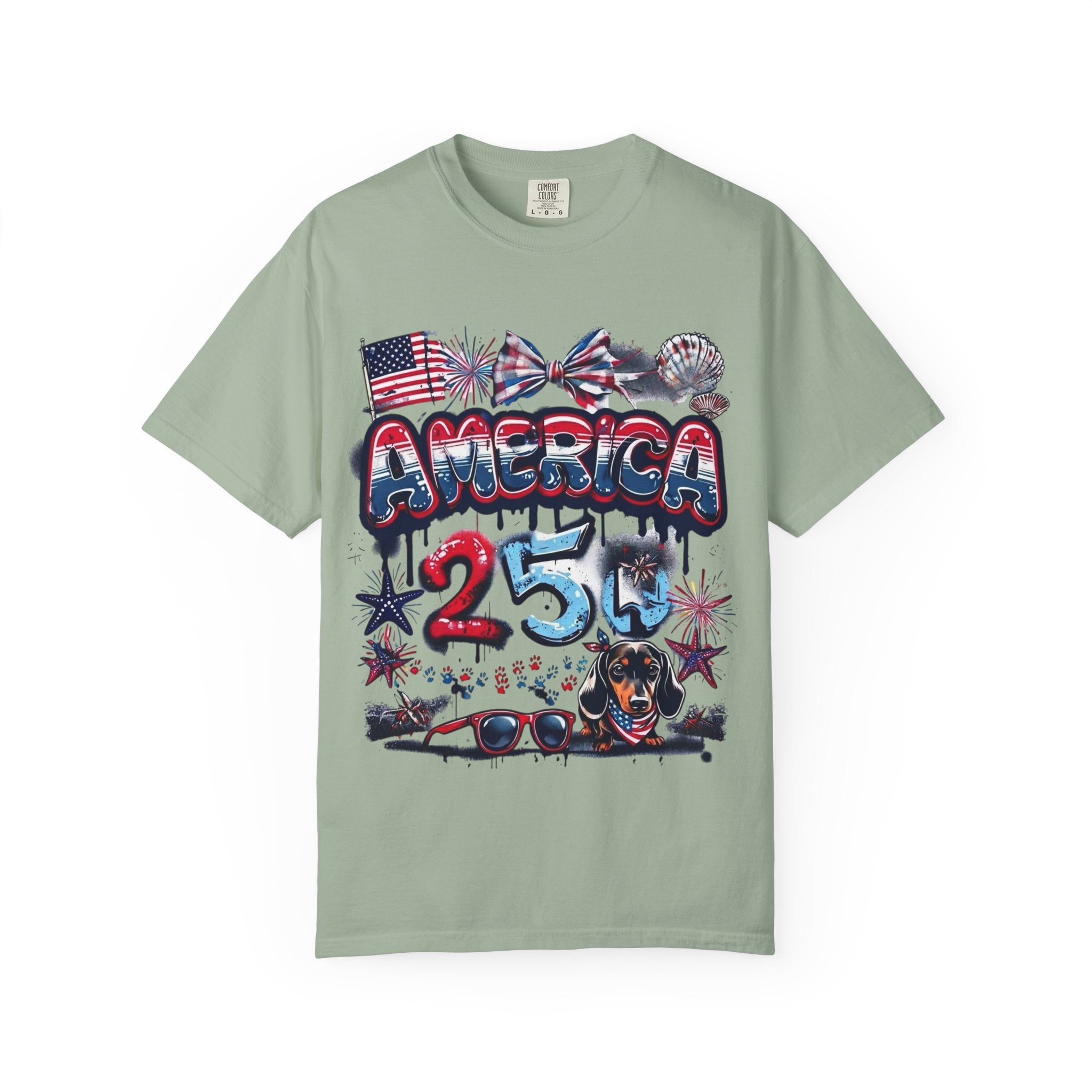 America 4th of July Graphic T-Shirt — "Happy 4th of July" Patriotic Tee