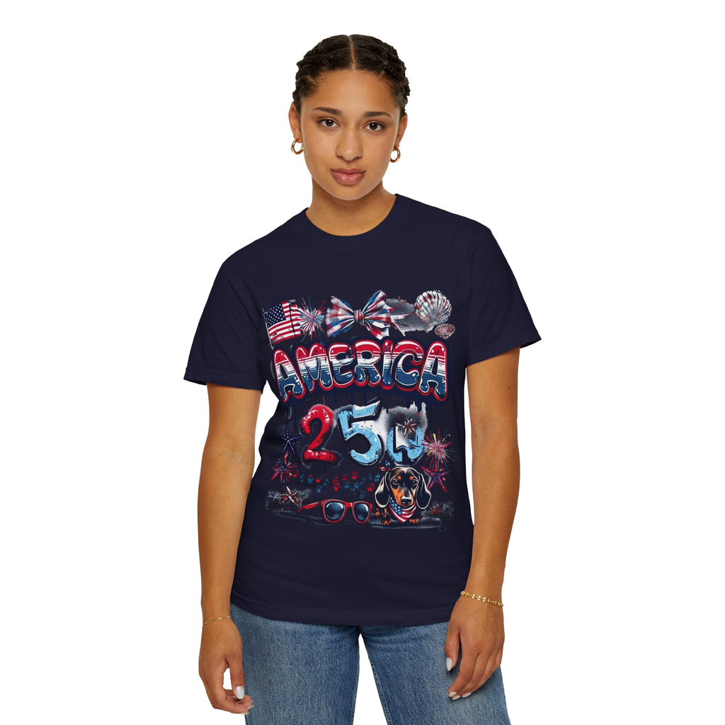 America 4th of July Graphic T-Shirt — "Happy 4th of July" Patriotic Tee