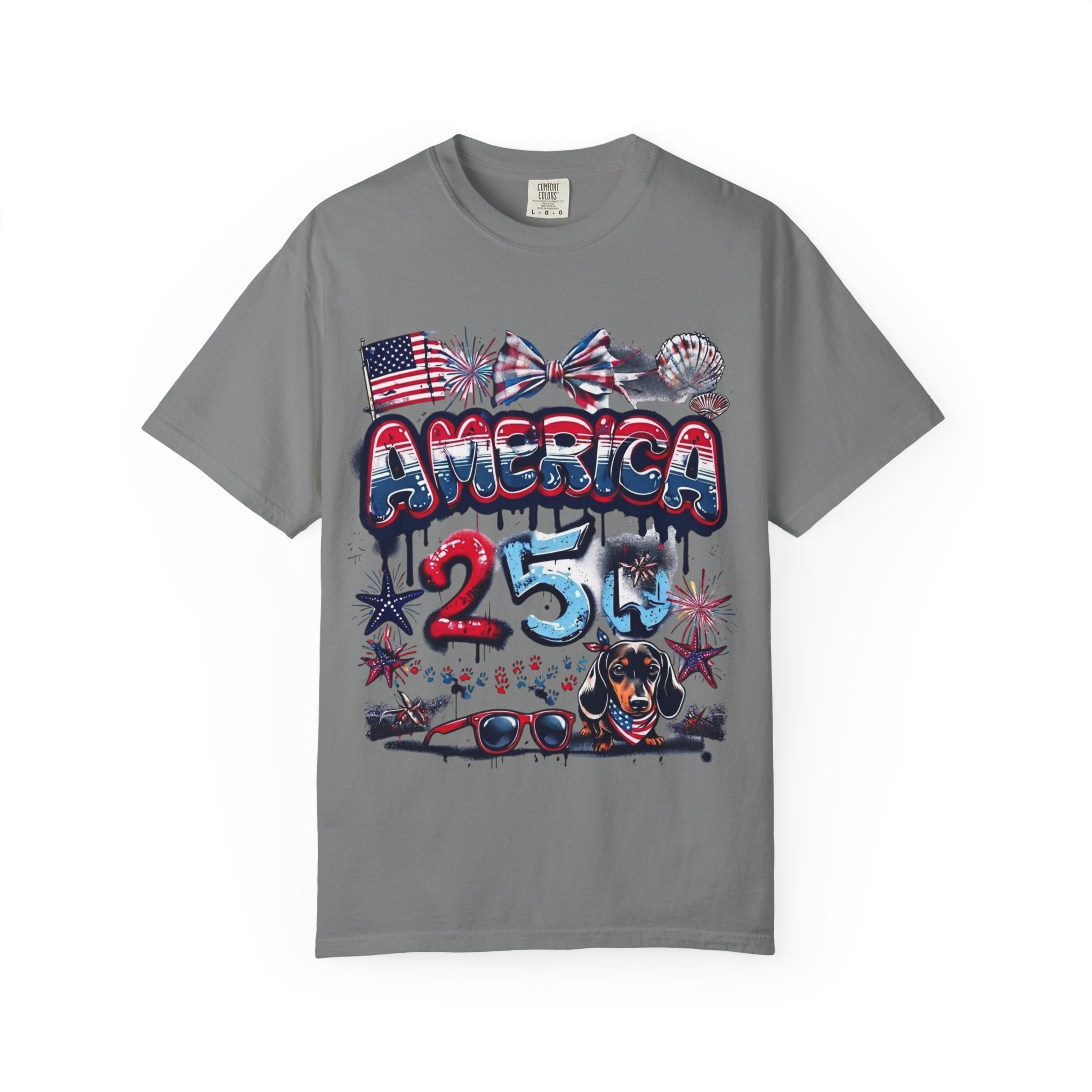 America 4th of July Graphic T-Shirt — "Happy 4th of July" Patriotic Tee