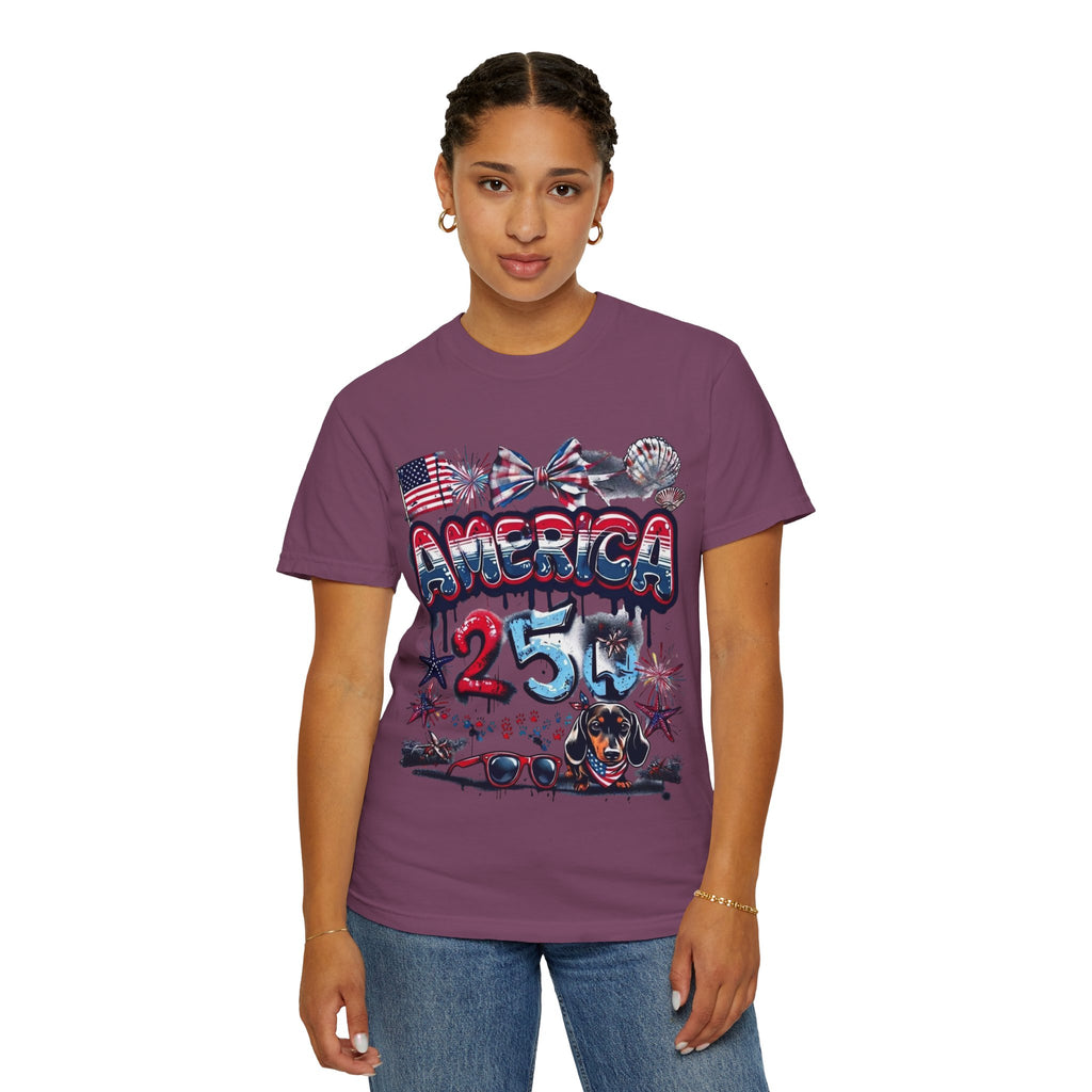 America 4th of July Graphic T-Shirt — "Happy 4th of July" Patriotic Tee