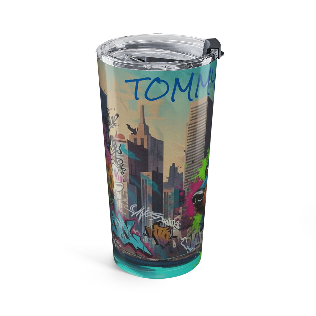 Daschund Graffiti Style Stainless Steel Tumbler 20oz