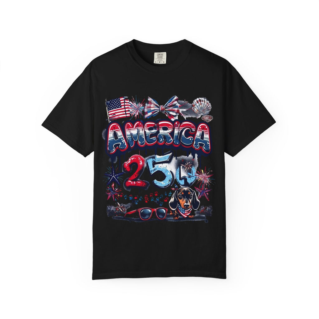 America 4th of July Graphic T-Shirt — "Happy 4th of July" Patriotic Tee