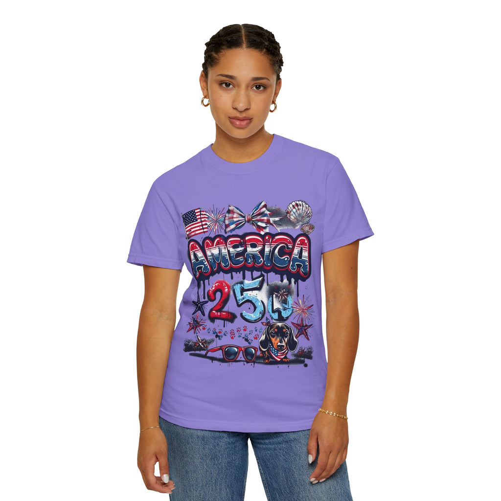 America 4th of July Graphic T-Shirt — "Happy 4th of July" Patriotic Tee
