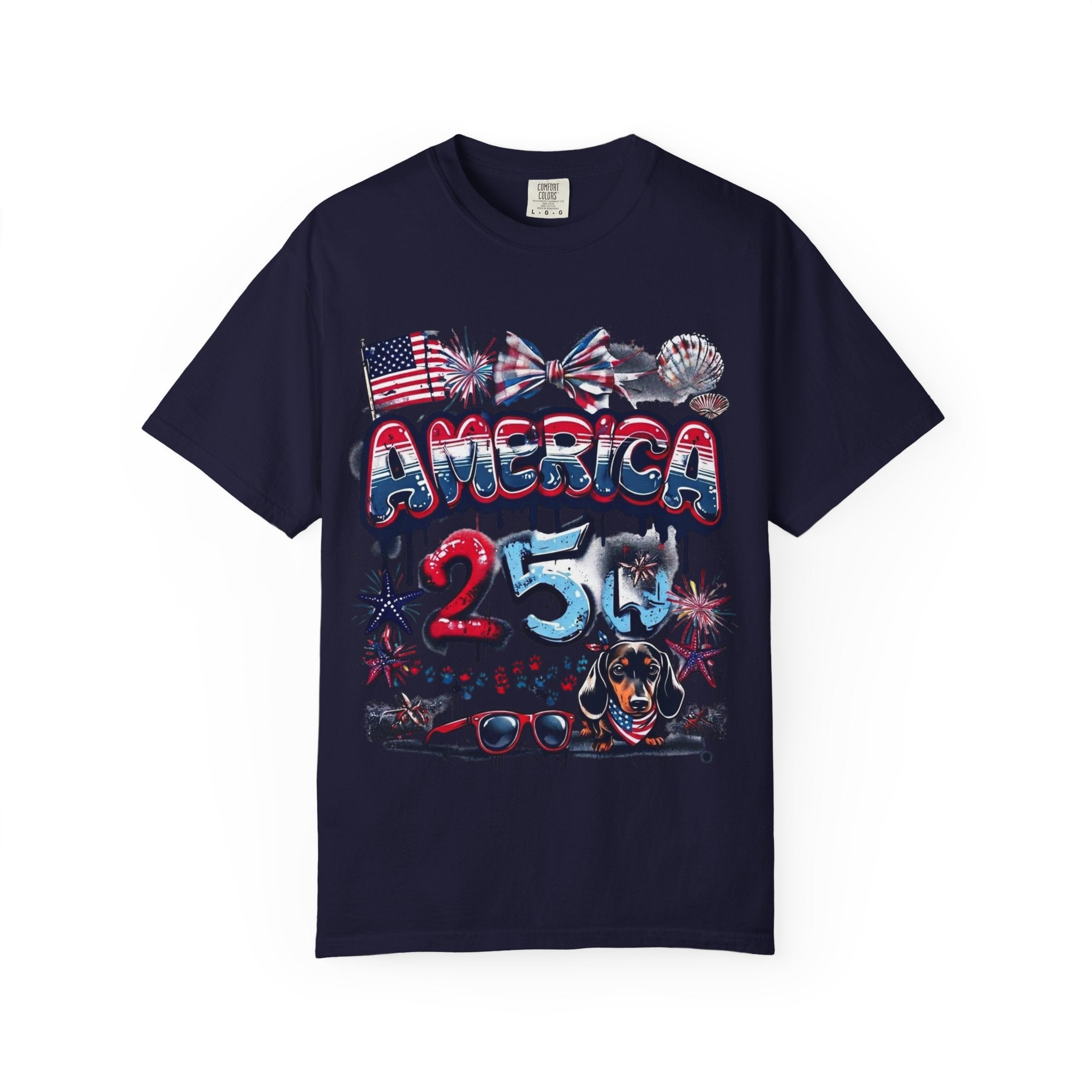 America 4th of July Graphic T-Shirt — "Happy 4th of July" Patriotic Tee