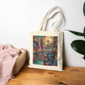 Faithful Paws City Cotton Tote Bag — "His Angels" Inspirational Pet Rescue Design