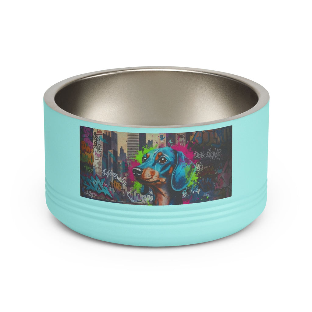 Tigela para Animais, aço inoxidável 530ml estilo graffiti