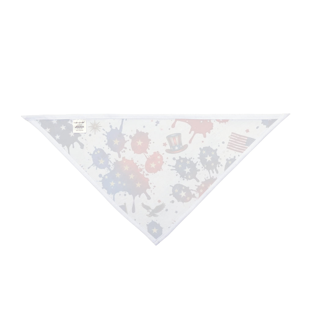 Pet Bandana 4th of July Paw Prints
