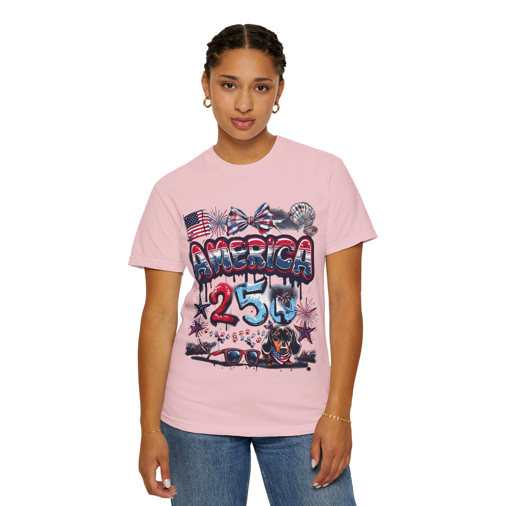 America 4th of July Graphic T-Shirt — "Happy 4th of July" Patriotic Tee