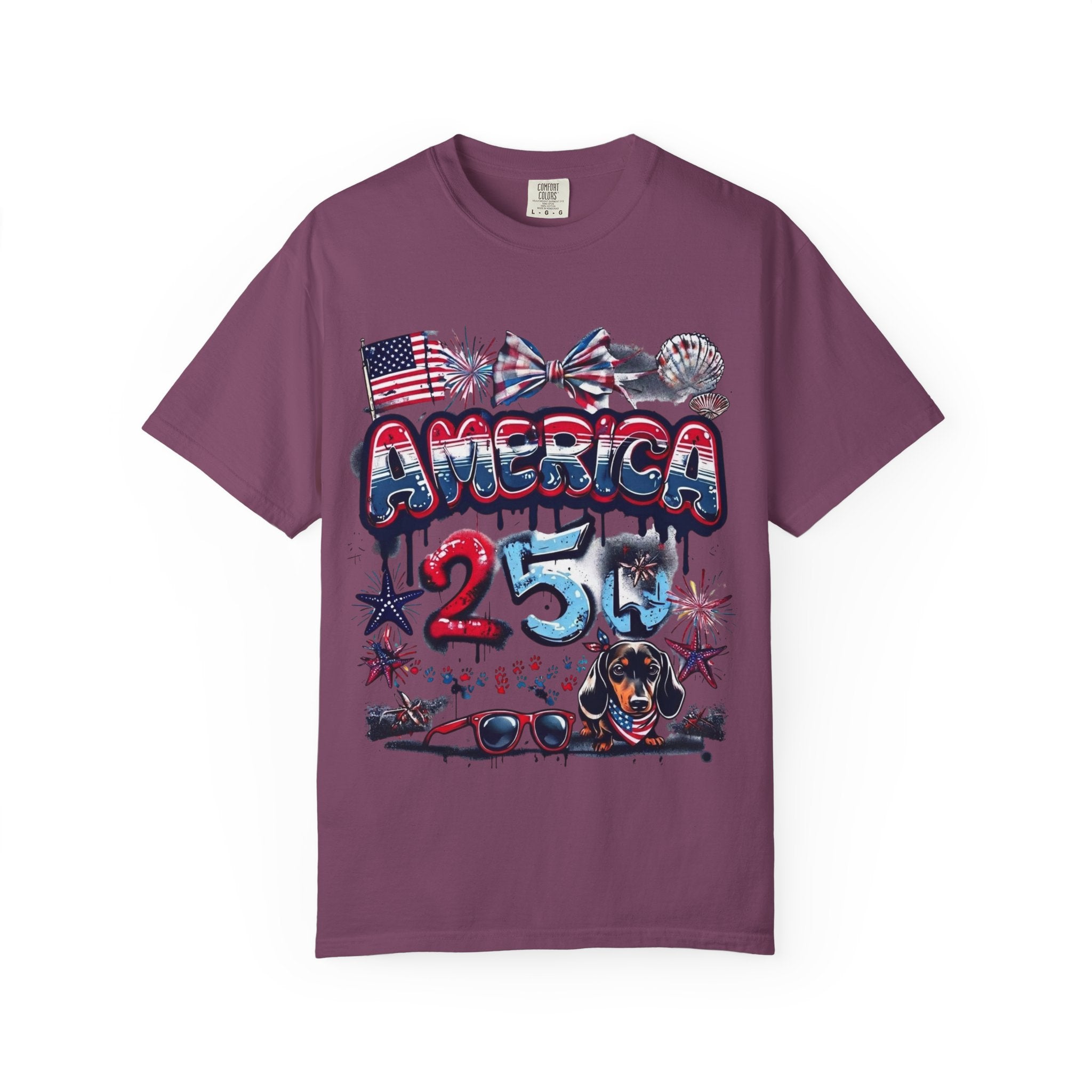 America 4th of July Graphic T-Shirt — "Happy 4th of July" Patriotic Tee