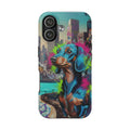 Dachshund Graffiti Tough Phone Case — Colorful Urban Dog Art Phone Cover
