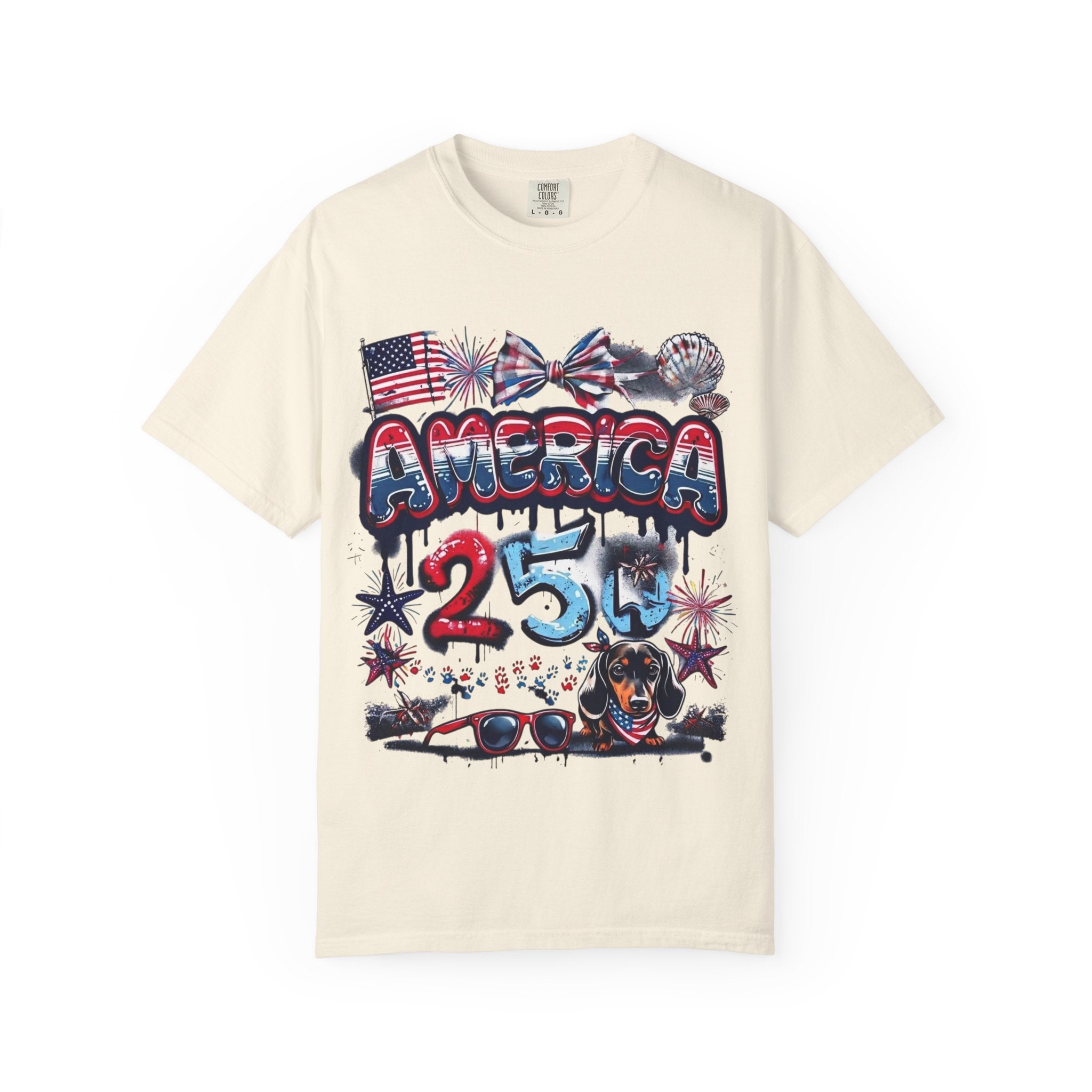 America 4th of July Graphic T-Shirt — "Happy 4th of July" Patriotic Tee