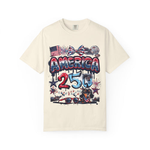 America 4th of July Graphic T-Shirt — "Happy 4th of July" Patriotic Tee