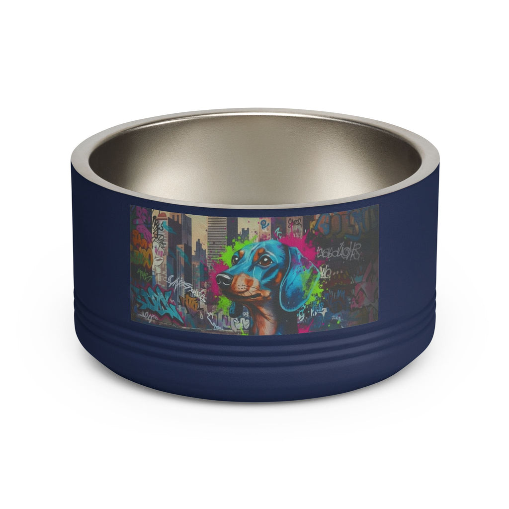 Tigela para Animais, aço inoxidável 530ml estilo graffiti