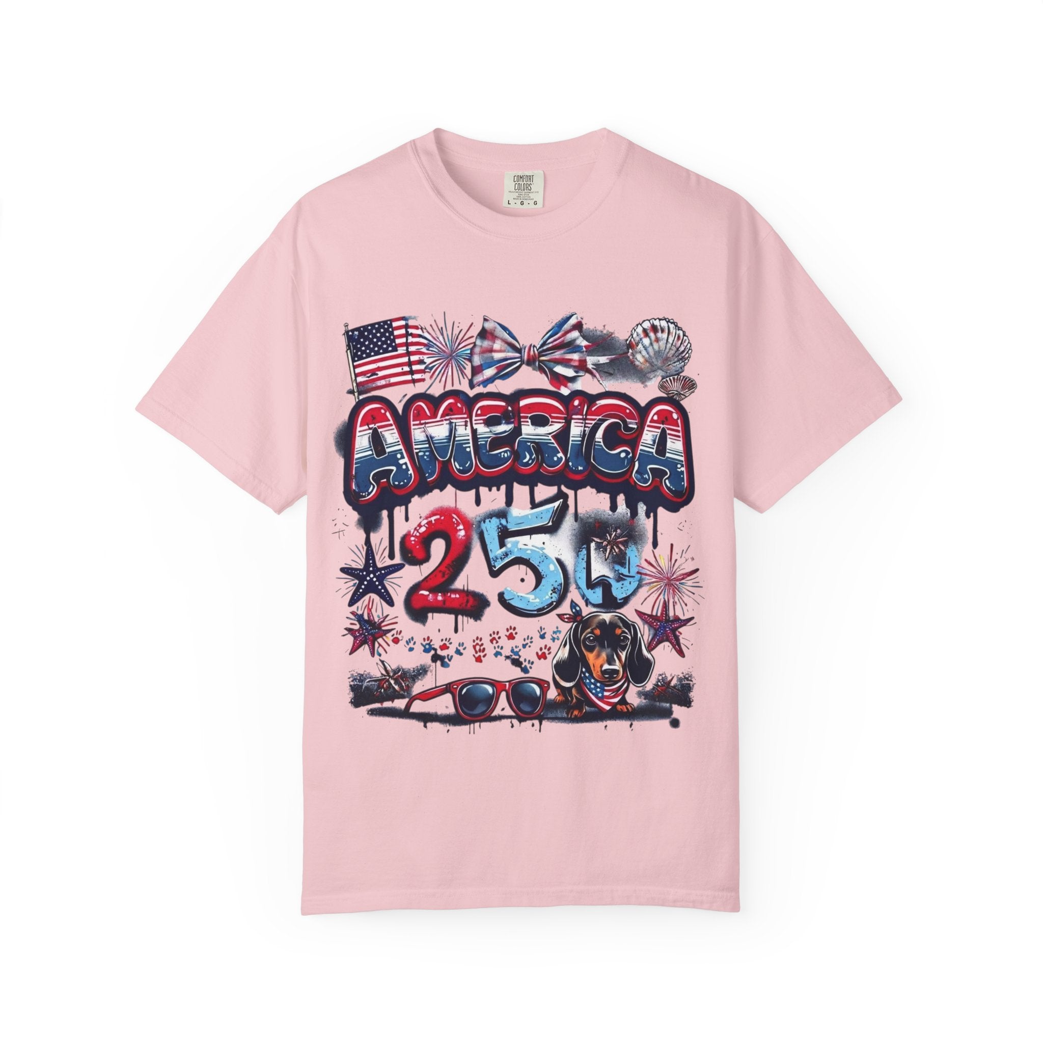 America 4th of July Graphic T-Shirt — "Happy 4th of July" Patriotic Tee
