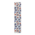Patriotic Paw Prints Table Runner — Red, White & Blue Cotton-Blend Decor